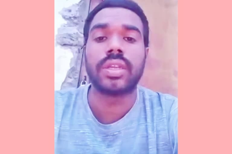 A man video before suicide in facebook