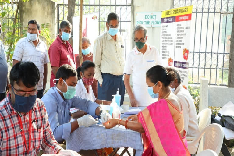 medical camp for retired Singareni employees in Hyderabad