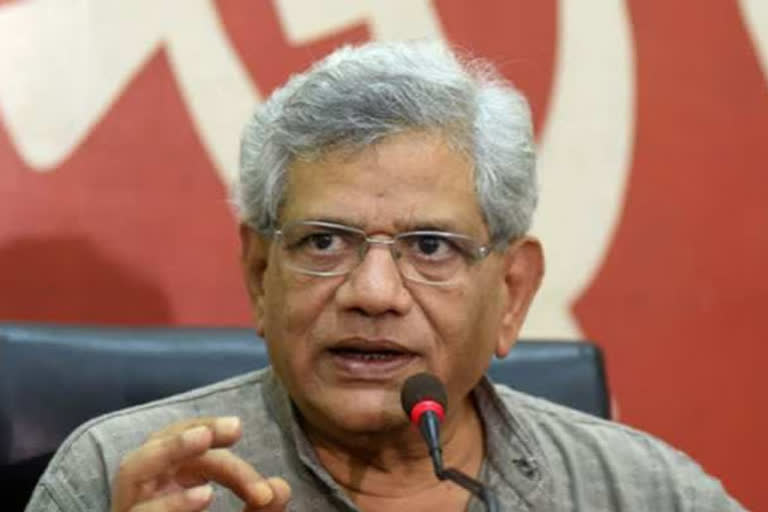 Sitaram Yechury on Mamata Banerjee  Mamata to join hands with BJP again  hung assembly in Bengal  CPI(M) general secretary Sitaram Yechury  സീതാറാം യെച്ചൂരി  തൂക്കുമന്ത്രിസഭ  സിപിഎം സെക്രട്ടറി സീതാറാം യെച്ചൂരി  ബിജെപിക്കെതിരെ വിമർശനം  ടിഎംസിക്കെതിരെ വിമർശനം