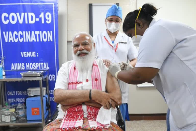 PM Modi takes first dose of COVID-19 vaccine