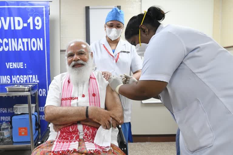 PM Modi takes first dose of COVID-19 vaccine