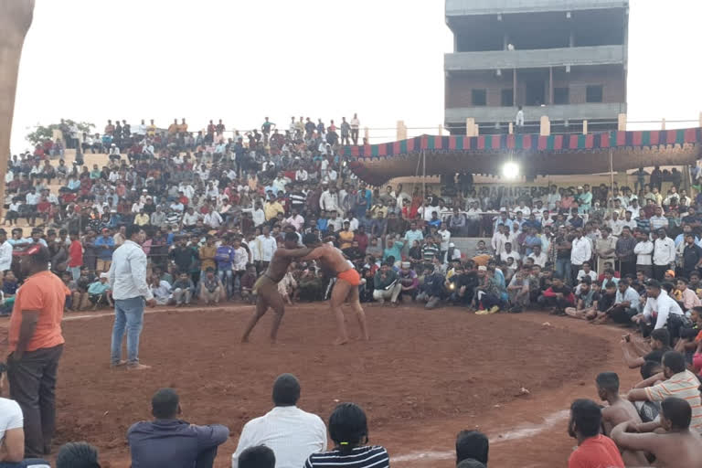 Interstate wrestling competitions succesfully ended in zahirabad