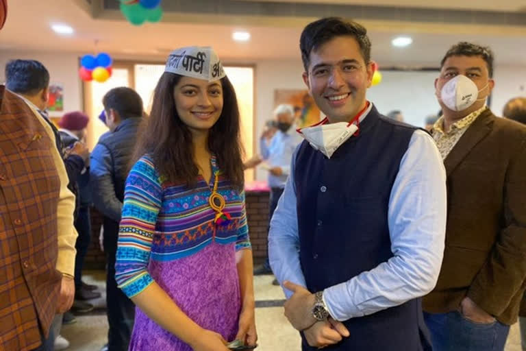 Miss India Delhi 2019 Mansi Sehgal joins AAP