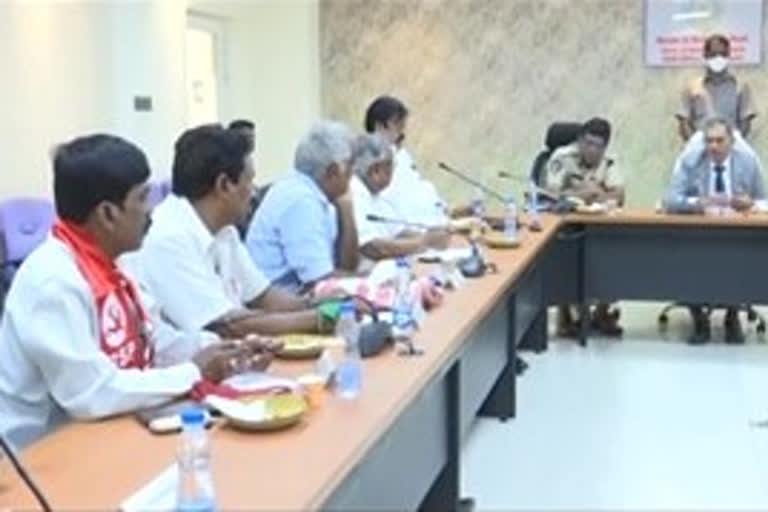 ap sec all party meeting on conduction of municipal elections