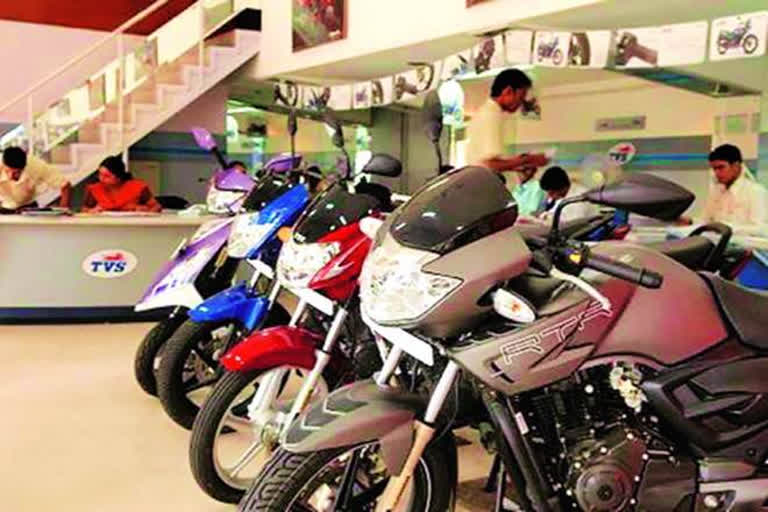 Tvs motors sales percentage increased