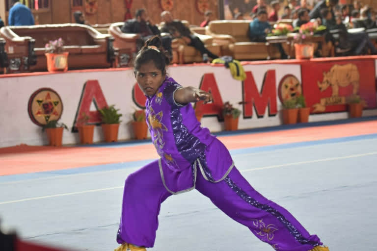 jharkhand tara and shreya got bronze medals in national wushu competition