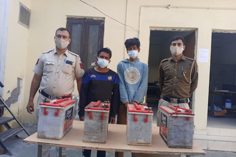 shahin bag police arrested 2 people incase of e rikshaw battery theft