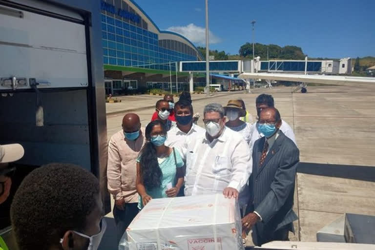 St Vincent and the Grenadines receives 40,000 doses of Indian-made COVID-19 vaccine