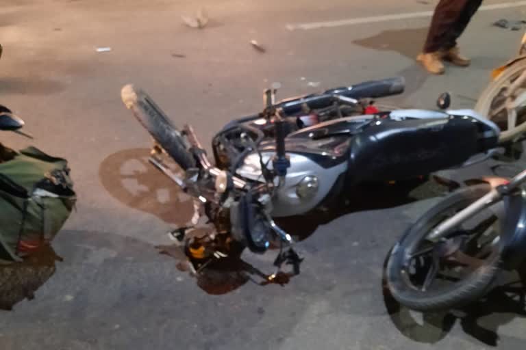 bike collision in Bharatpur, Bharatpur road accident news