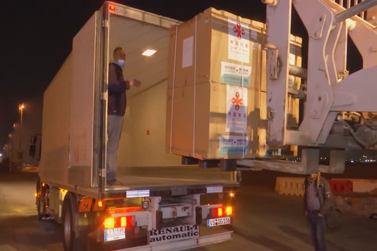 iraq receives its first shipment of coronavirus vaccines