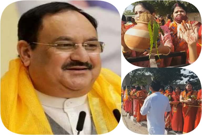 bjp national president jagat prakash nadda jaipur visit