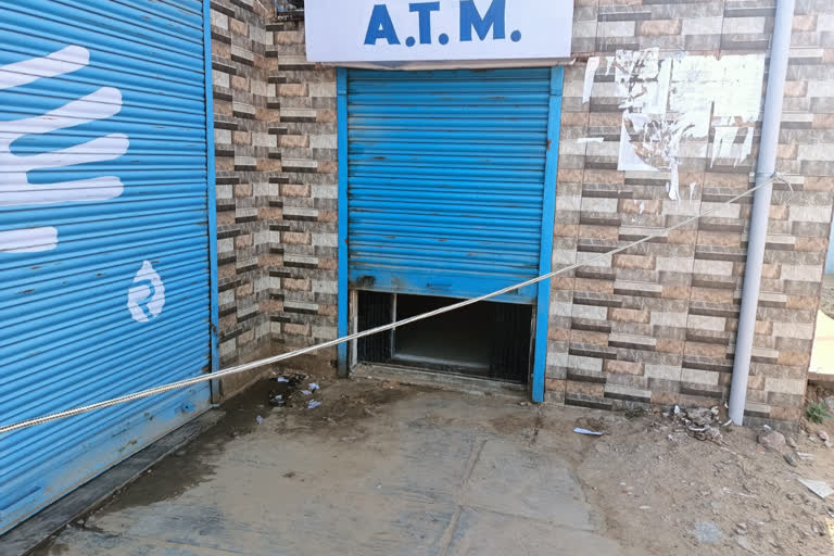 Thieves tried to steal in ATM in jaipur, राजस्थान की ताजा हिंदी खबरें