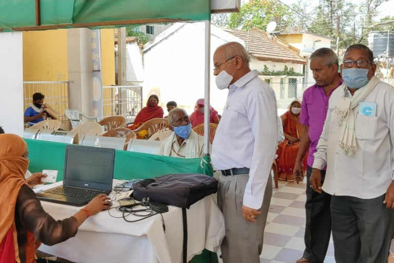 second phase of covid vaccination begins IN keshkal of kondagaon