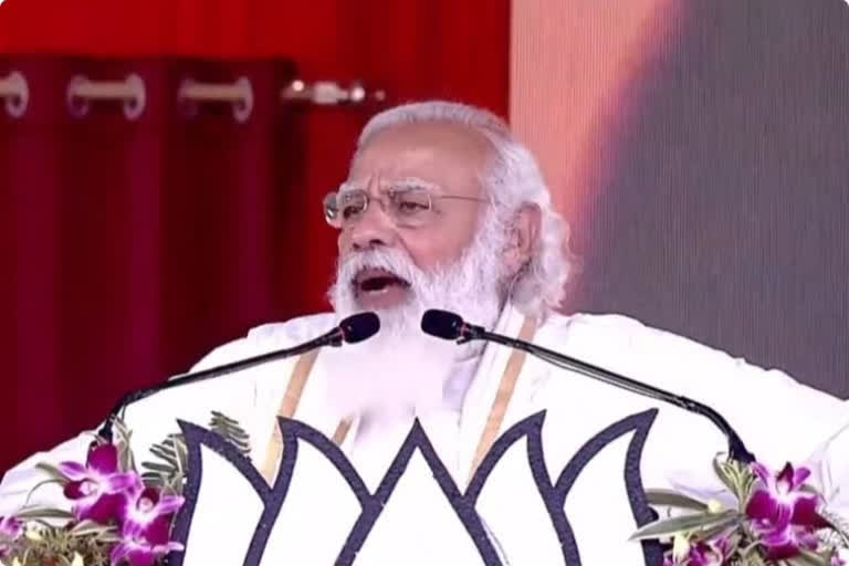 PM to address 20 rallies in West Bengal, 6 in Assam