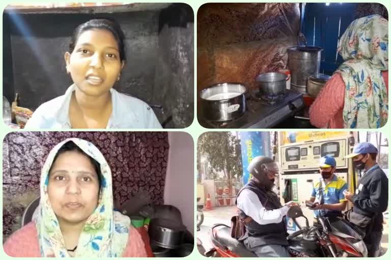 Housewives on rising prices of LPG in Ghaziabad