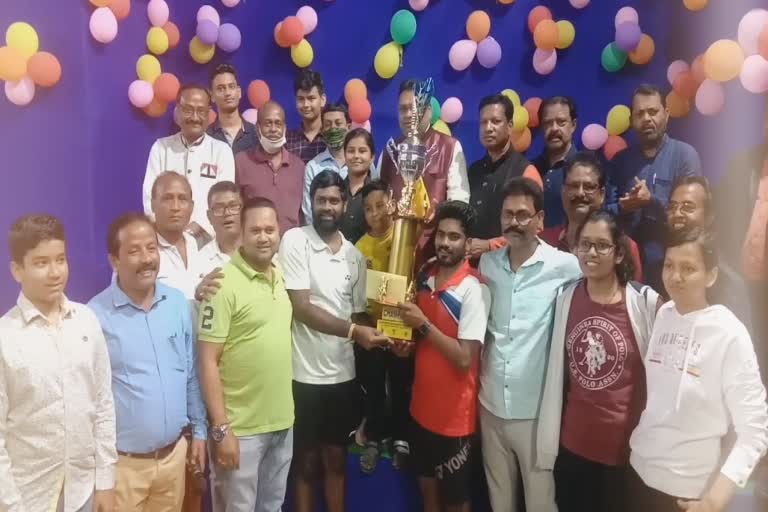 Rairangpur: inter-state badminton tournament conclude, samablpur's tasif khan won singles title