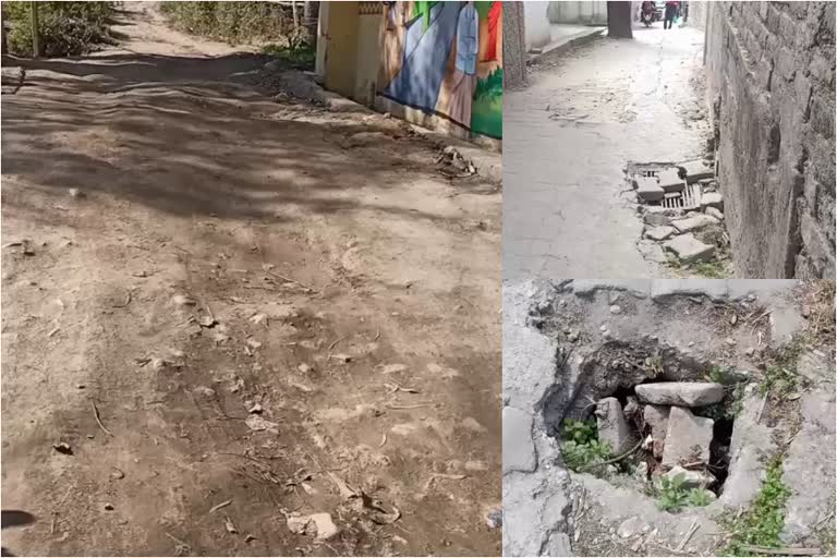 bad condition of road in Hamirpur Municipal Council