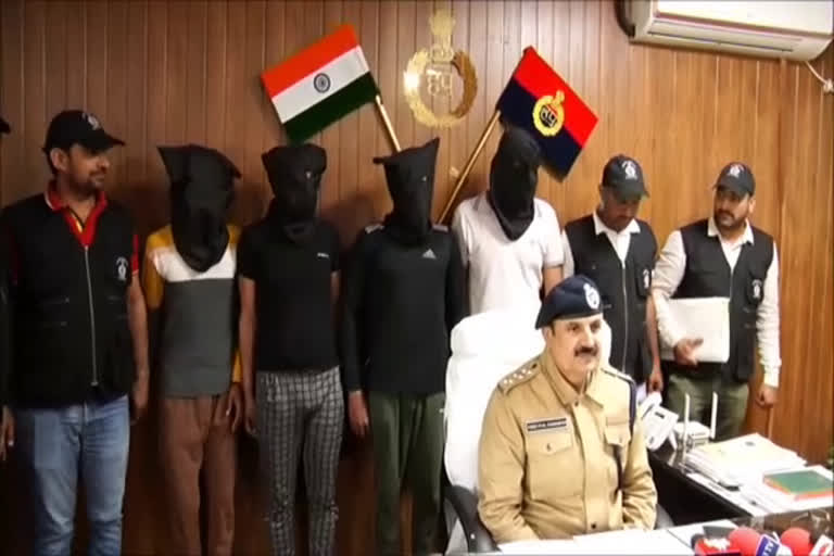 four-gangster-arrested-in-20-lakh-robbery-case-in-gurugram