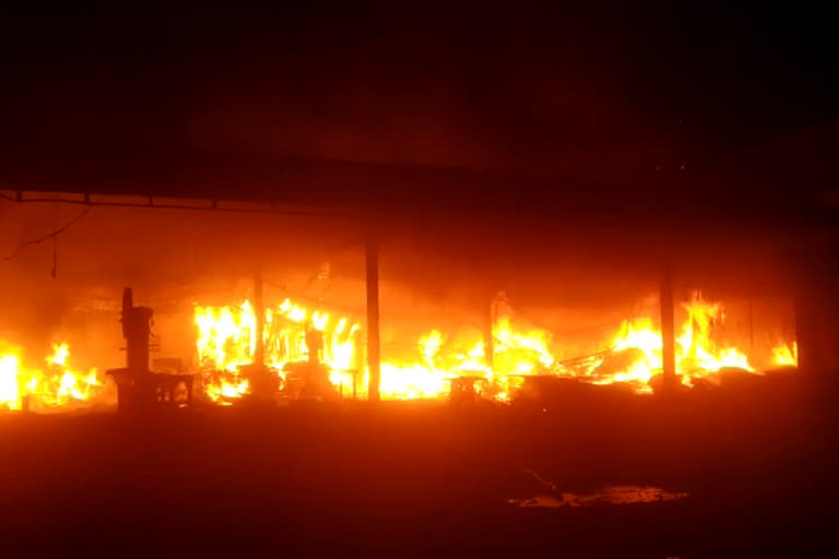 Sensation due to four incidents of fire in Bhiwandi taluka in two days