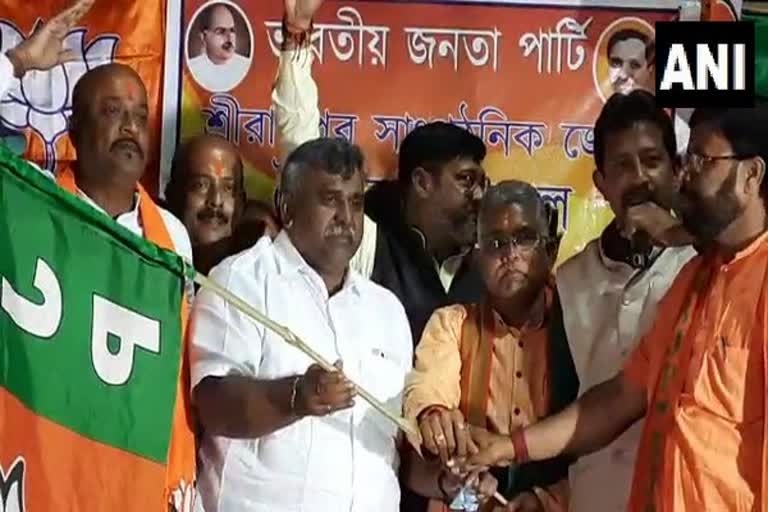 West Bengal: TMC MLA Jitendra Tiwari joins BJP  TMC MLA joins BJP  MLA joins BJP  തൃണമൂൽ കോൺഗ്രസ് എംഎൽഎ കൂടി ബിജെപിയിൽ ചേർന്നു  ജിതേന്ദ്ര തിവാരി  Jitendra Tiwari  ഹൂഗ്ലി