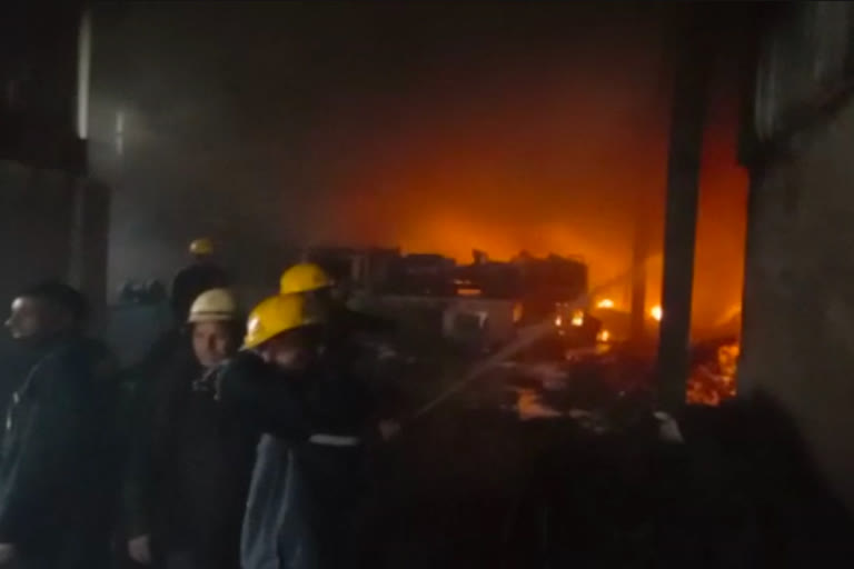 fire in factory