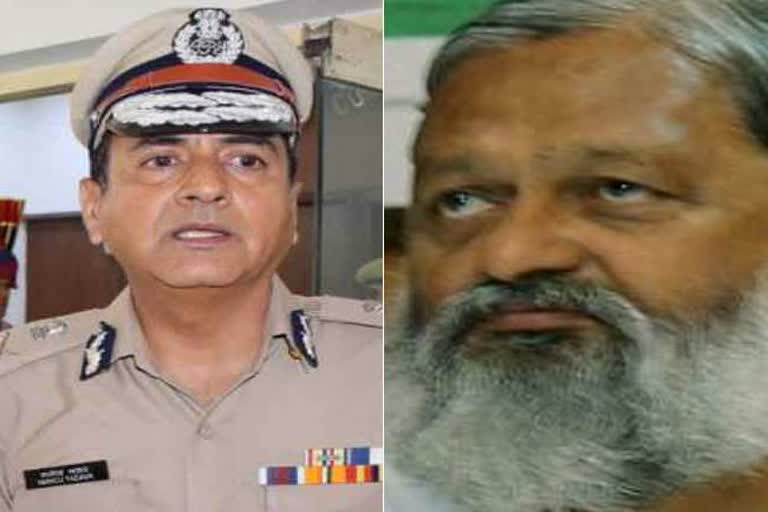 Home Minister Anil Vij became strict on DGP Manoj Yadav in haryana