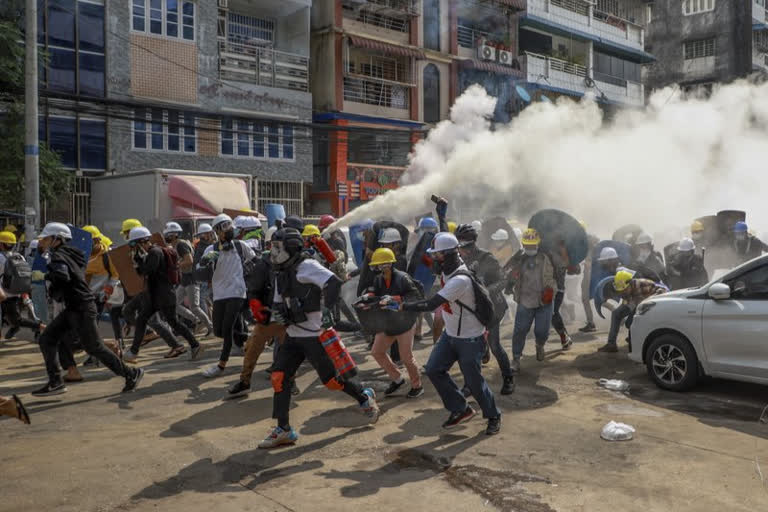 Reports: Myanmar security forces shoot dead 8 protesters