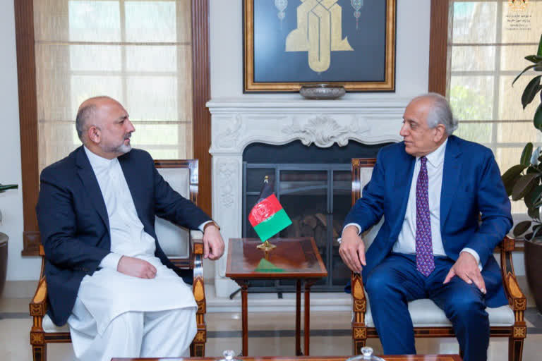 Afghan Foreign Minister meets US Special Representative to discuss peace process