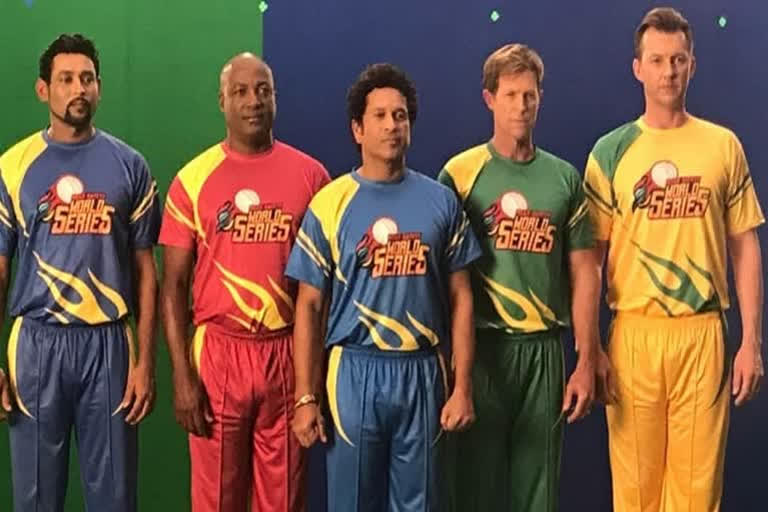 Road Safety World Series 2021  Tendulkar gets into practice mode  Sachin Tendulkar in Chhattisgarh  Virender Sehwag in Road Safety World Series  ರೋಡ್​ ಸೇಫ್ಟಿ ವರ್ಲ್ಡ್​ ಸೀರಿಸ್​ 2021  ರೋಡ್​ ಸೇಫ್ಟಿ ವರ್ಲ್ಡ್​ ಸೀರಿಸ್​ 2021 ಸುದ್ದಿ  ರೋಡ್​ ಸೇಫ್ಟಿ ವರ್ಲ್ಡ್​ ಸೀರಿಸ್​ 2021 ಆರಂಭ  ಮಾರ್ಚ್​ 5ರಿಂದ ರೋಡ್​ ಸೇಫ್ಟಿ ವರ್ಲ್ಡ್​ ಸೀರಿಸ್​ 2021