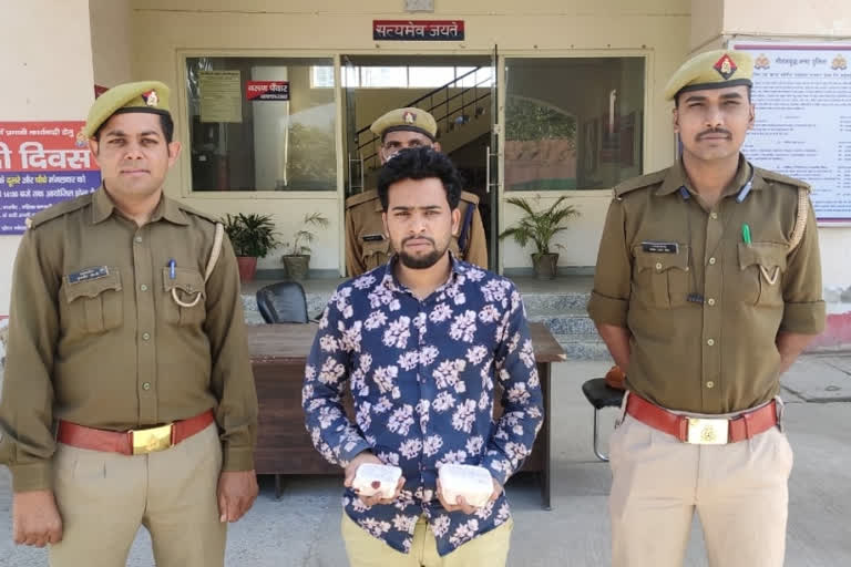 Greater Noida police arrested a thief in Knowledge Park area