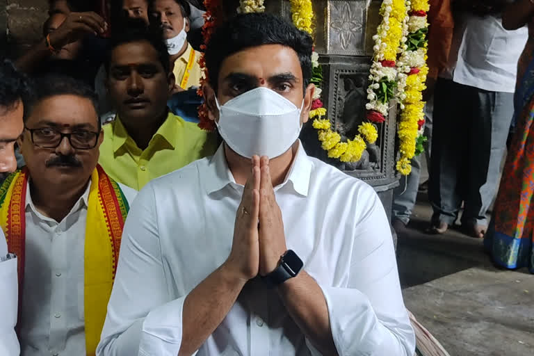 nara lokesh at simhachalam