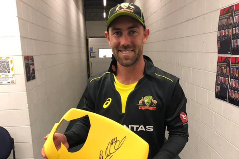 Watch | NZ vs AUS: Glenn Maxwell's six breaks chair in stands