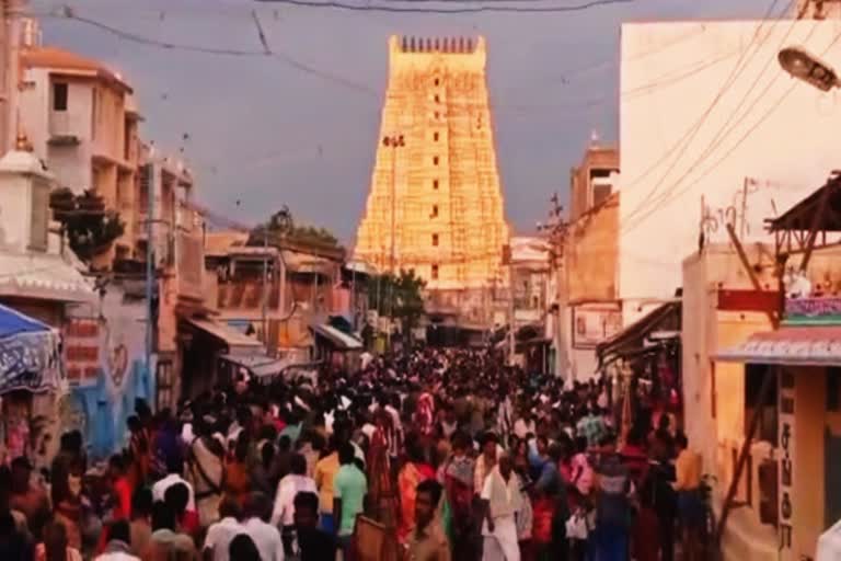 Masi festival Rameswaram temple  ராமேஸ்வரம் ராமநாதசுவாமி கோயில்  ராமேஸ்வரம் ராமநாதசுவாமி கோயிலில் மாசி மகா திருவிழா தொடக்கம்  மகா சிவராத்திரி  Rameswaram Ramanathaswamy Temple  Rameswaram Ramanathaswamy Temple Masi Maha Festival begins  Maha Shivaratri