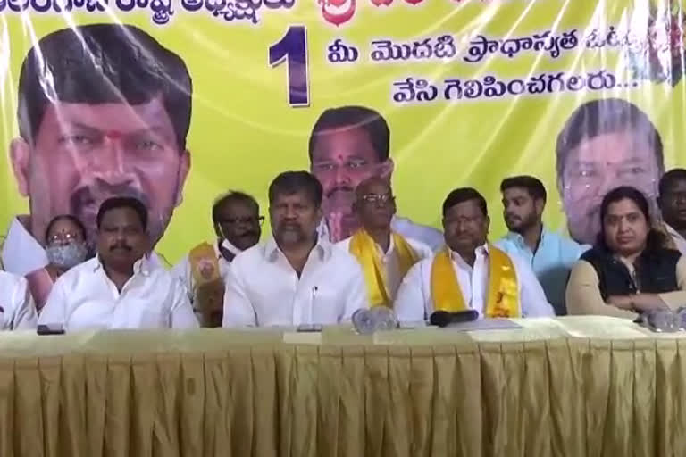 MLC TDP candidate L. Ramana meets graduates in Secunderabad as part of the election campaign