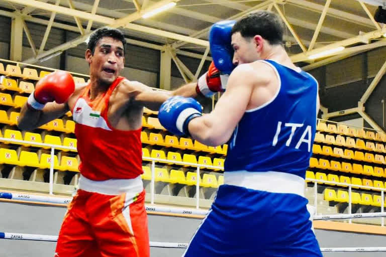 ashish chaudhary won 35th International Boxing Competition