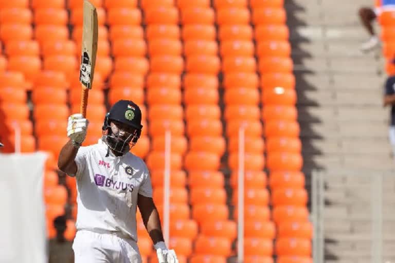 Rishabh Pant hits a century in fourth test against england