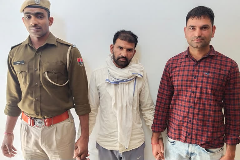 alwar police action, इनामी बदमाश गिरफ्तार