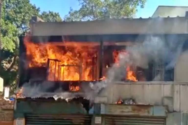 Fire at Scarp Shop in Bengaluru