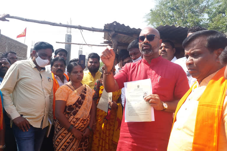 bjp mp dharmapuri Arvind visited nizamabad city