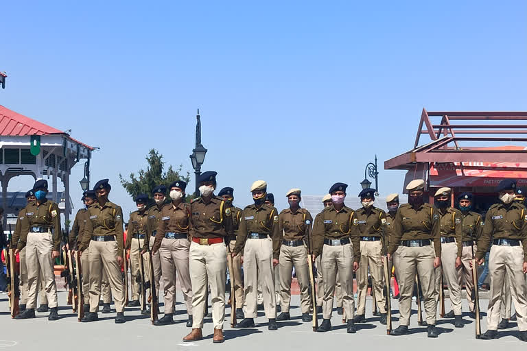 Himachal Women Police Parade in shimla