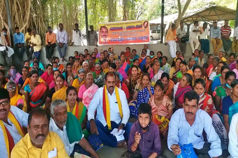 protest in Shivamogga