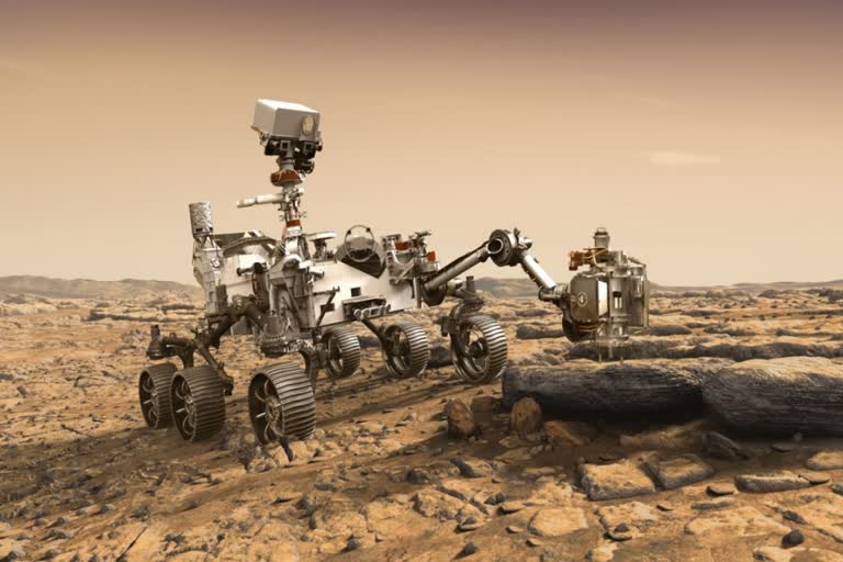 NASA rover on Mars, नासा