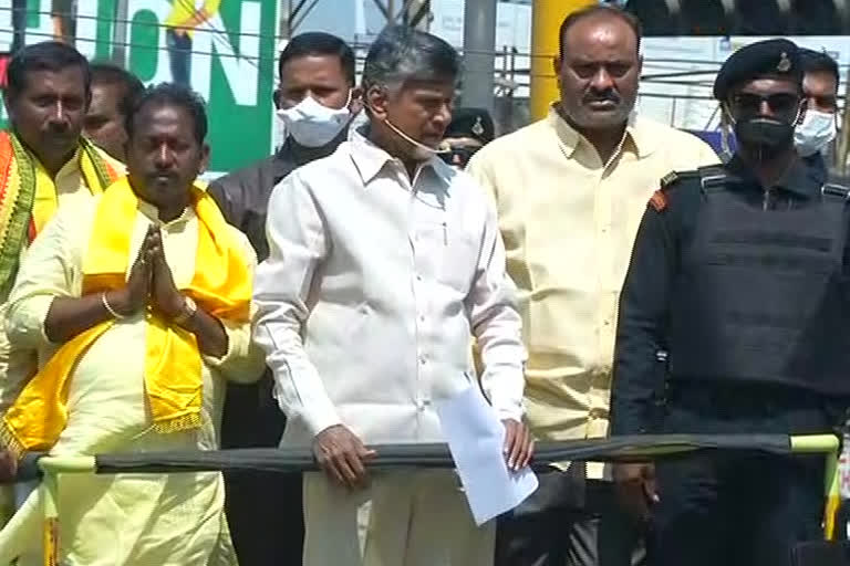 Tdp Chief Chandrababu municipal election campaign in Visakhapatnam