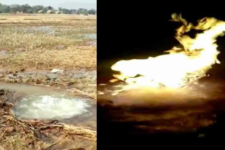 fire in water created sensation in hazaribagh