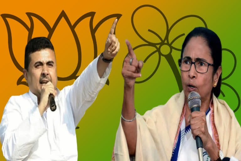 Suvendu Adhikari Mamta Banerjee Assembly elections in Bengal Mamta Banerjee from Nandigram மேற்கு வங்க சட்டப்பேரவை தேர்தல் மம்தா பானர்ஜி பாஜக திரிணாமுல் காங்கிரஸ் நந்திகிராம் சுவேந்து ஆதிகாரி