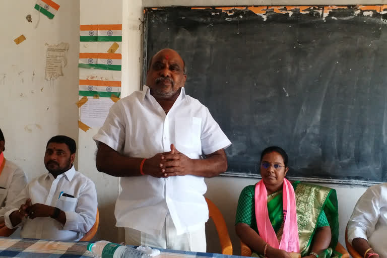 former minister jogu ramanna participated in graduates mlc elections campaign in hyderabad