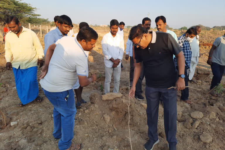 Collector L Sharman Suddenly visit to the villages in the Bijnapally Mandal