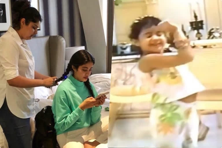 Anshula wishes Janhvi on b'day, Khushi shares unseen childhood video