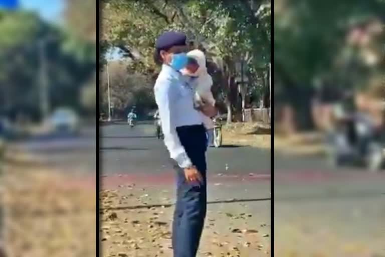 viral video of woman constable chandigarh