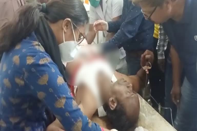 firing on a shopkeeper in chaibasa